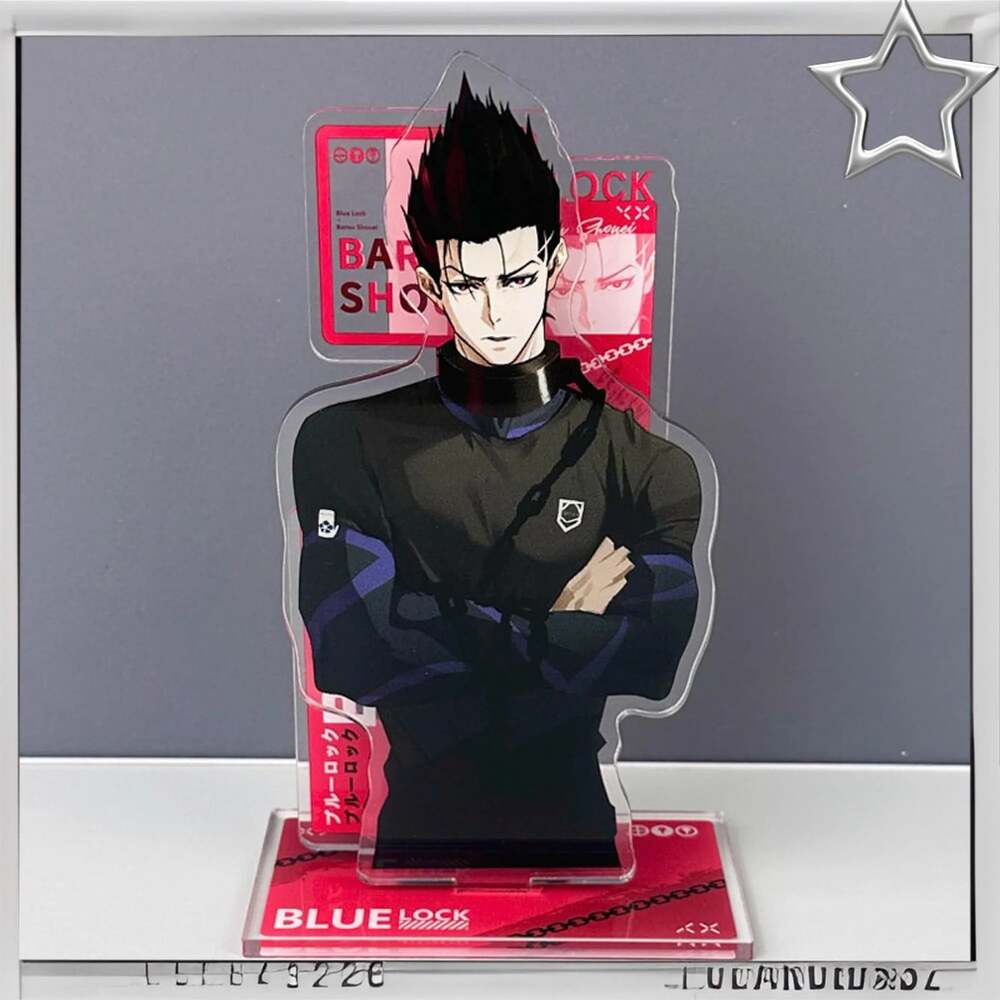 Blue Lock All Character Acrylic Layered Stand, 9.5X5.5X16Cm, 105G, Desktop